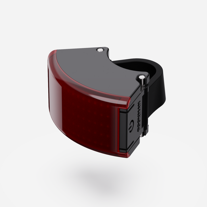 Curve rear bike light with COB LED